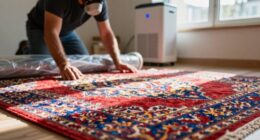 protect rugs during renovations