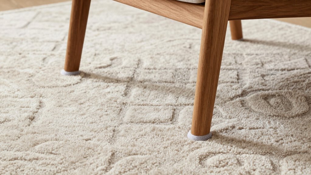 protect rugs from furniture damage