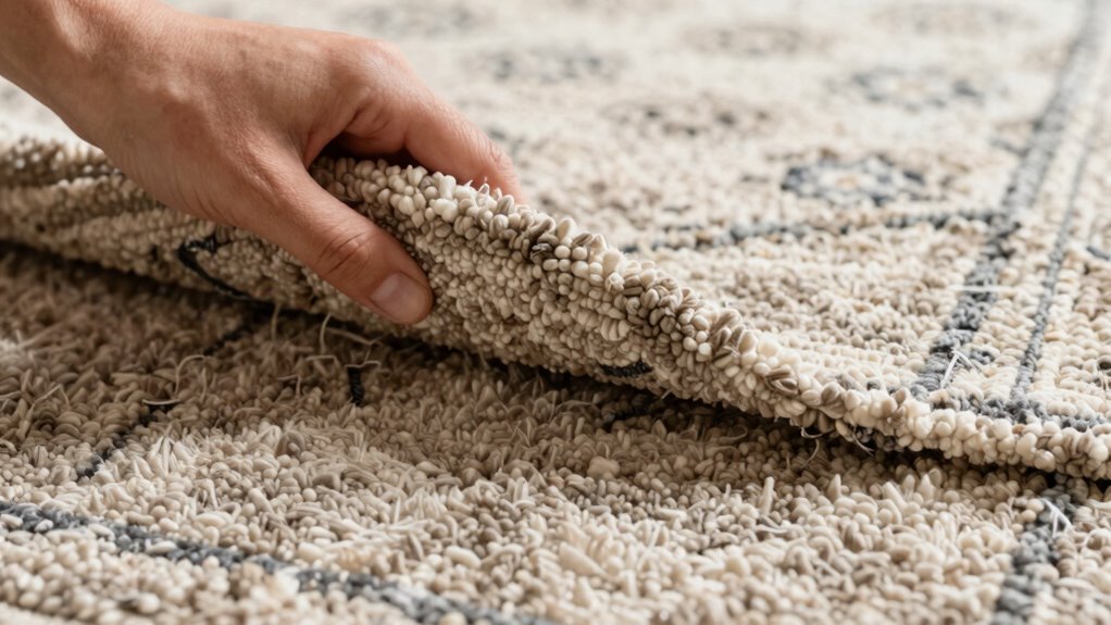 quick rug quality test