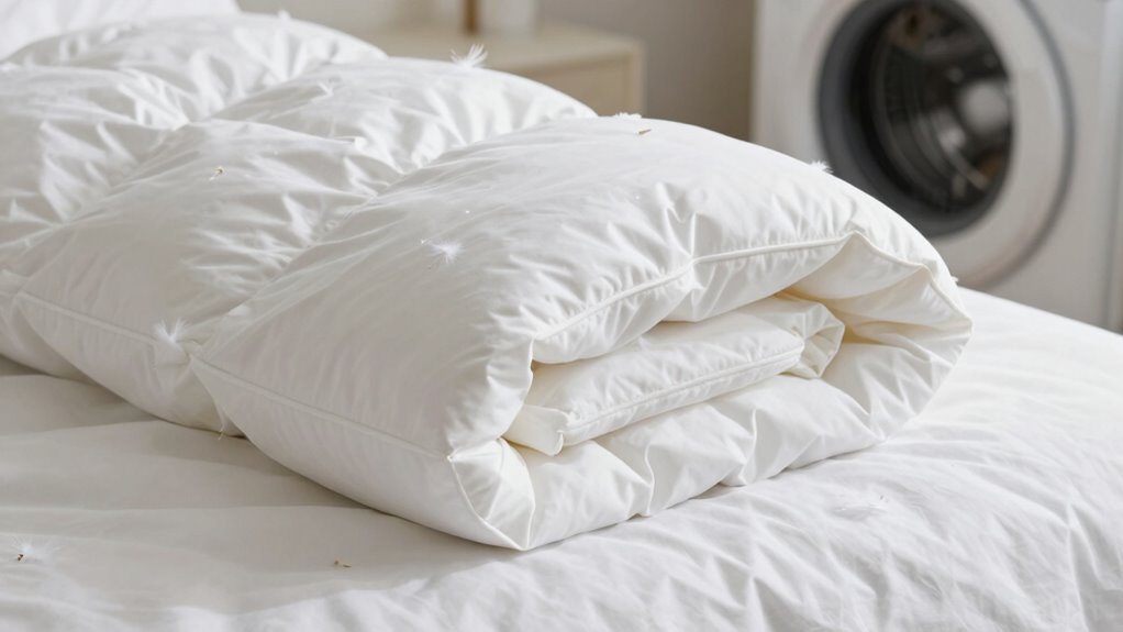 regular down comforter maintenance
