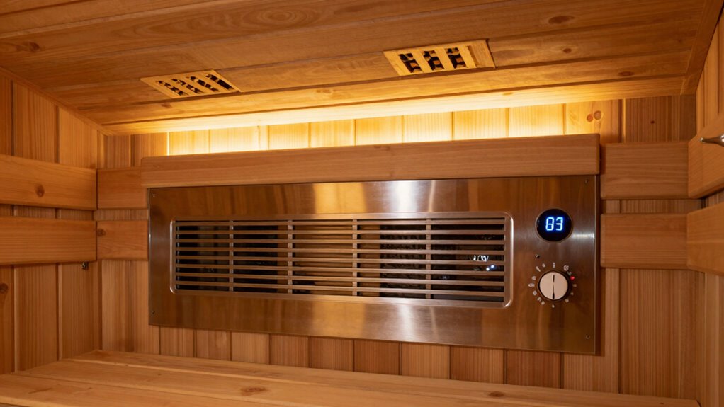 sauna power and ventilation