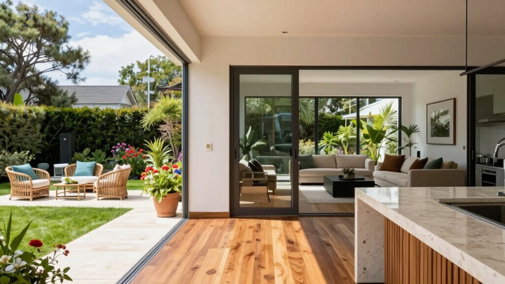smooth indoor outdoor transition