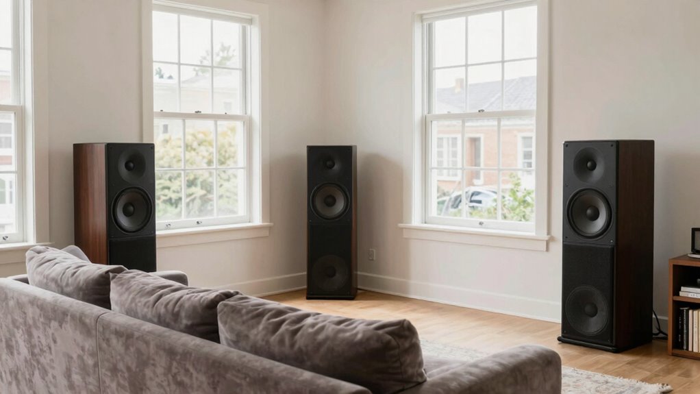 speaker placement and acoustic treatment
