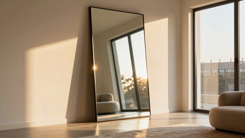 strategic mirror placement maximizes light