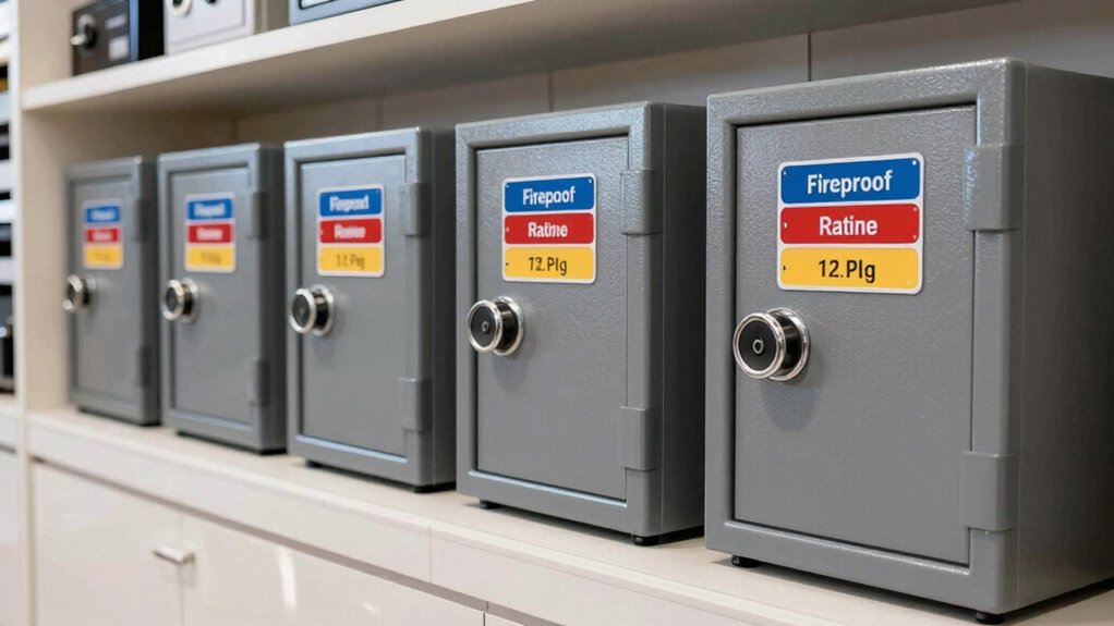 understanding fireproof safe ratings