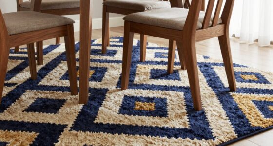 use a rug under table