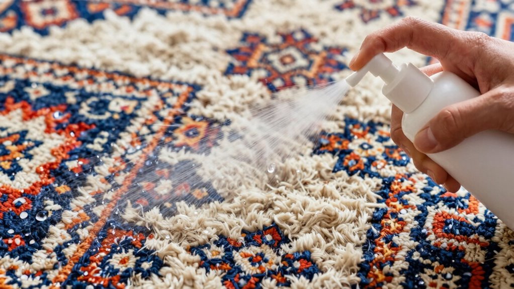 use gentle wool safe cleansers