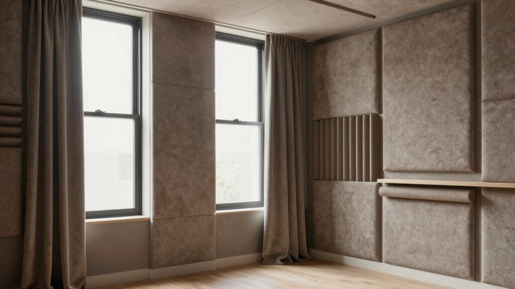 use soft soundproofing materials