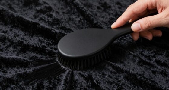 velvet care brush technique