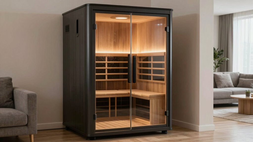 compact safe efficient sauna