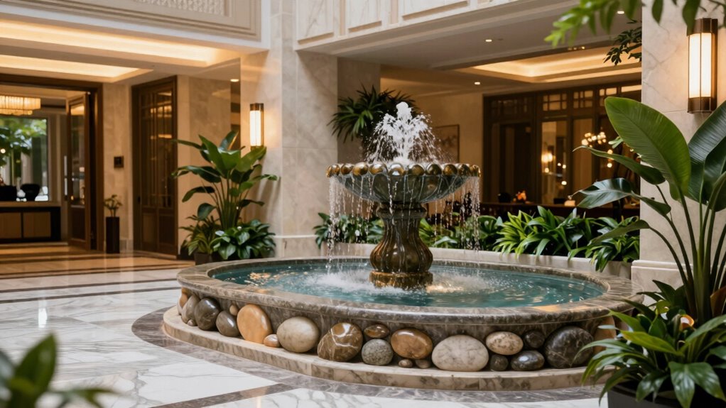 fountain size style maintenance