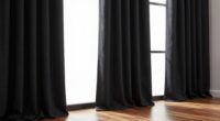 long linen blackout curtains