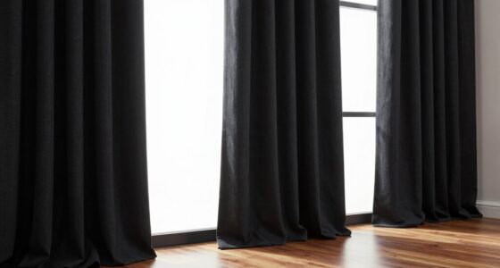 long linen blackout curtains