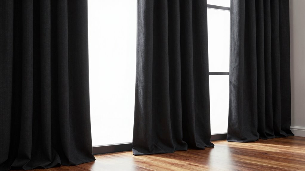 long linen blackout curtains