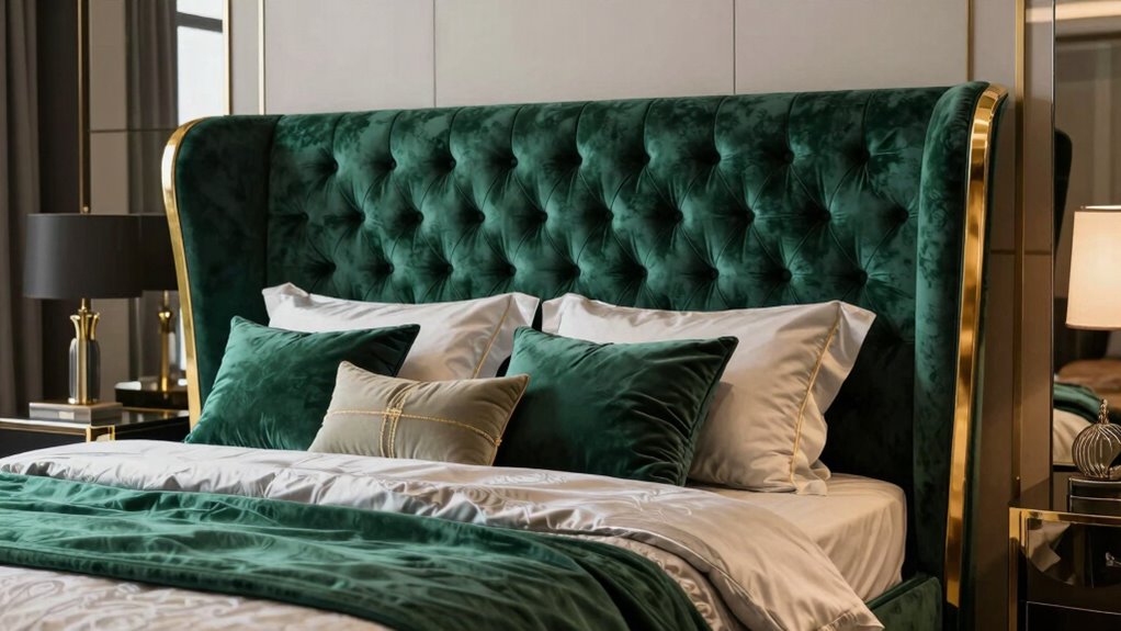 luxurious velvet king beds