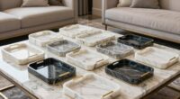 luxury marble tray sets