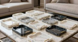 luxury marble tray sets