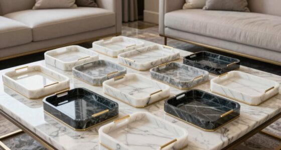 luxury marble tray sets