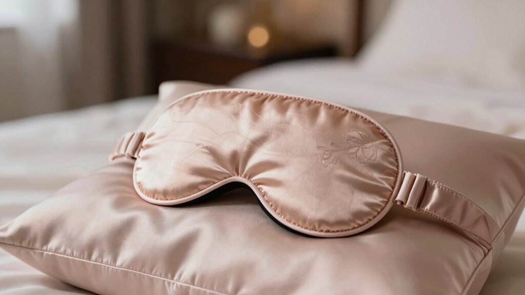 luxury silk sleep mask selection
