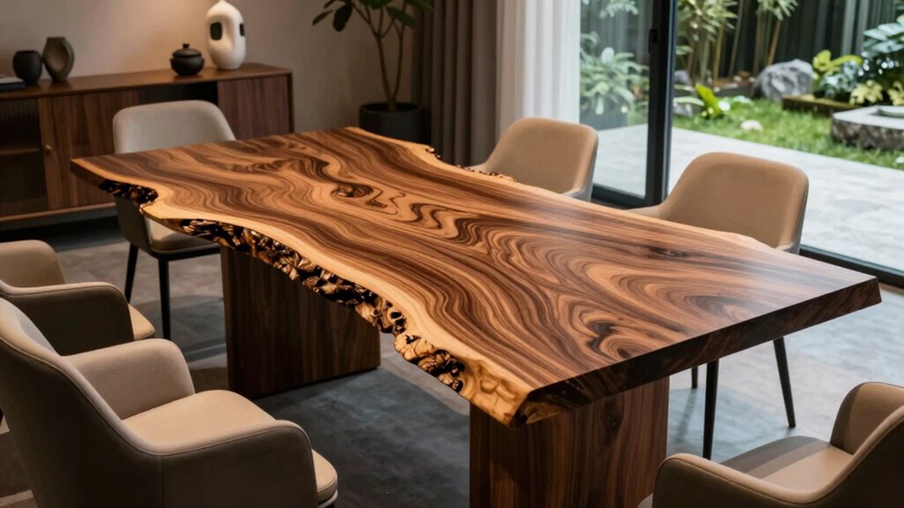 luxury walnut dining tables