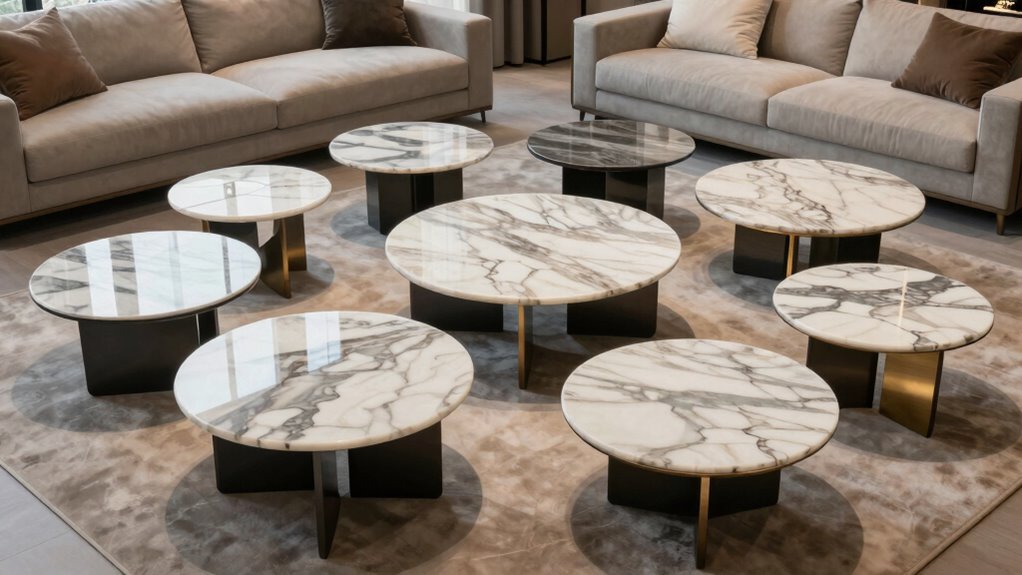 top 15 contemporary marble tables