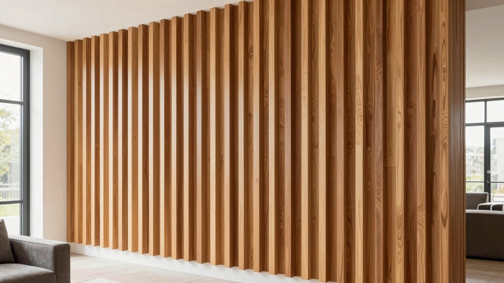 top acoustic wood slat panels