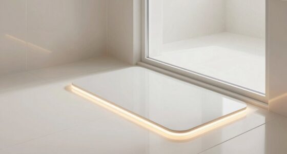 top bathroom heated mats