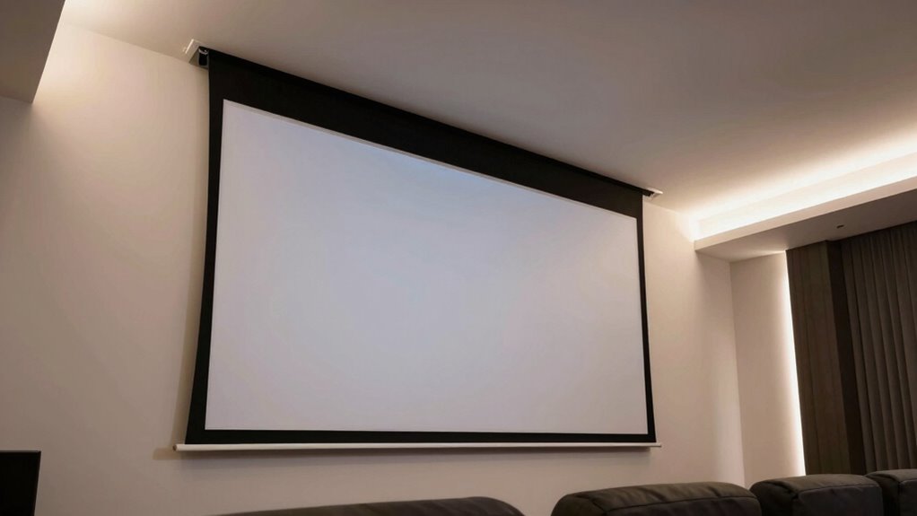 top ceiling mount screens