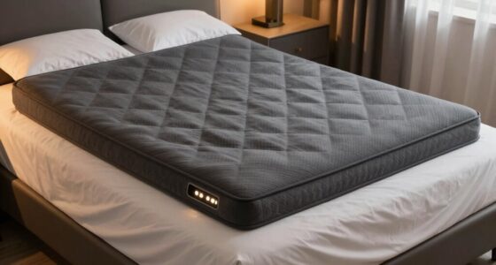 top dual control heated mattress pads