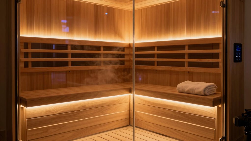 top indoor dual sauna