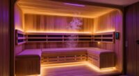 top indoor sauna for three