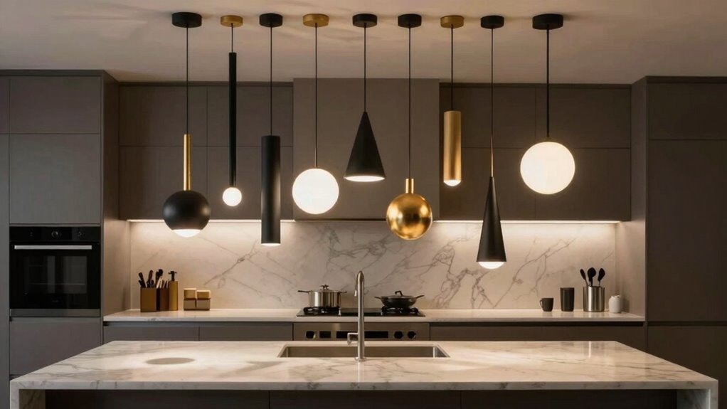 top kitchen pendant light designs