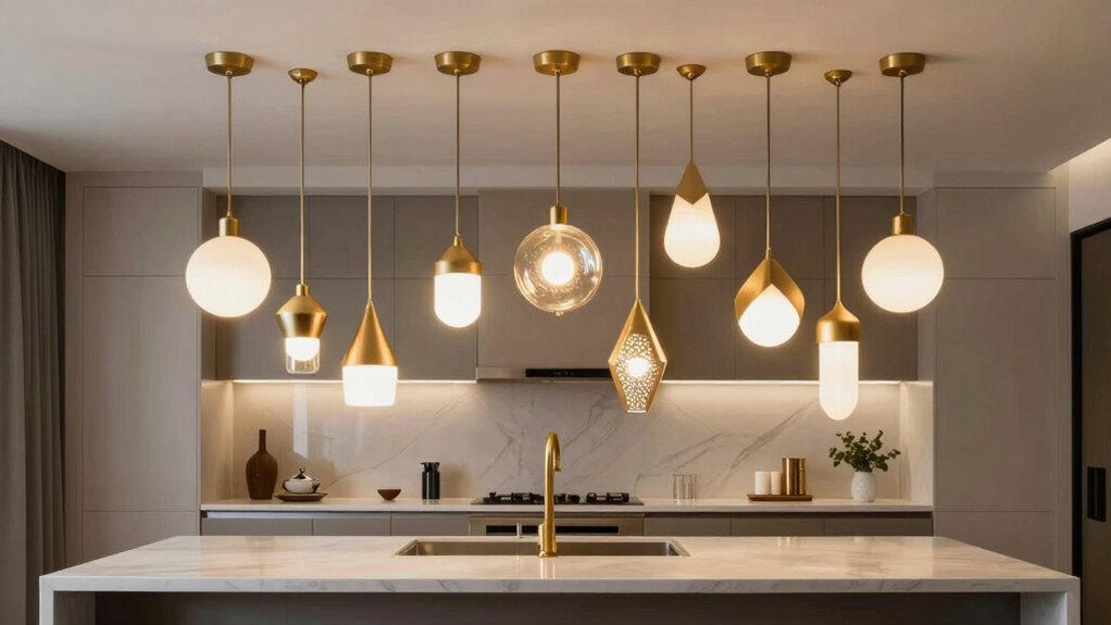top kitchen pendant light sets