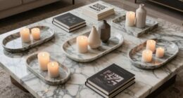 top marble coffee table trays