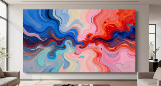 top oversized abstract canvas art