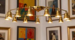 top rechargeable brass picture lights