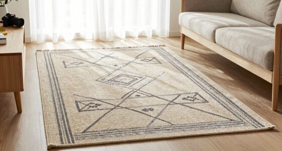 top scandinavian flatweaves for japandi