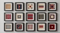 top textile shadow box frames