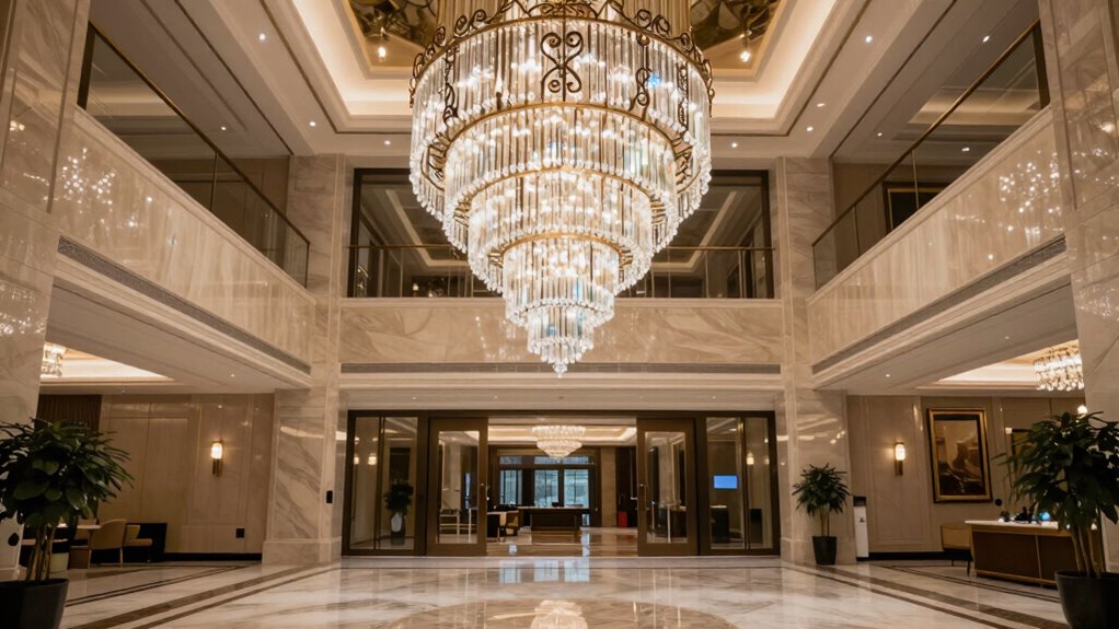 top two story foyer chandeliers