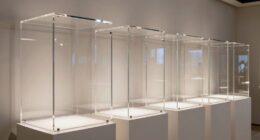 top uv protective acrylic displays