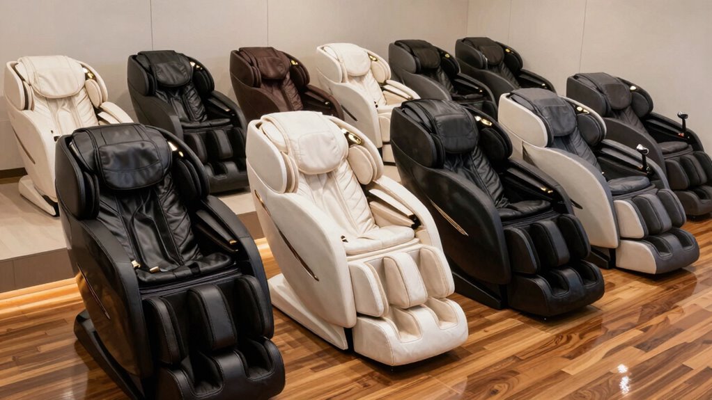 top zero gravity massage chairs