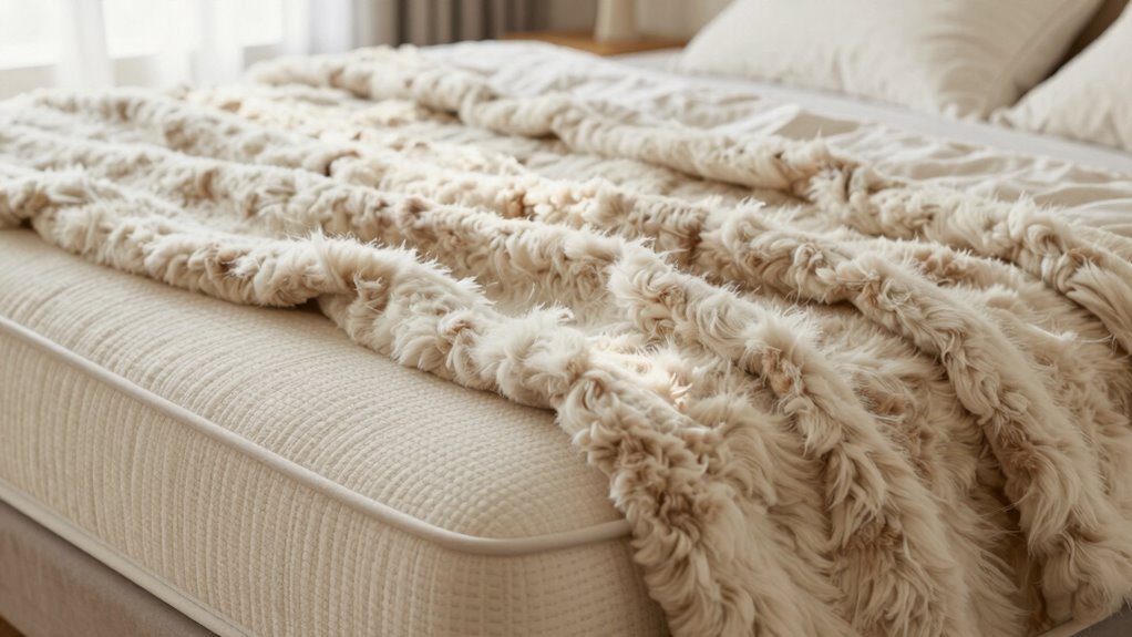 wool topper material qualities