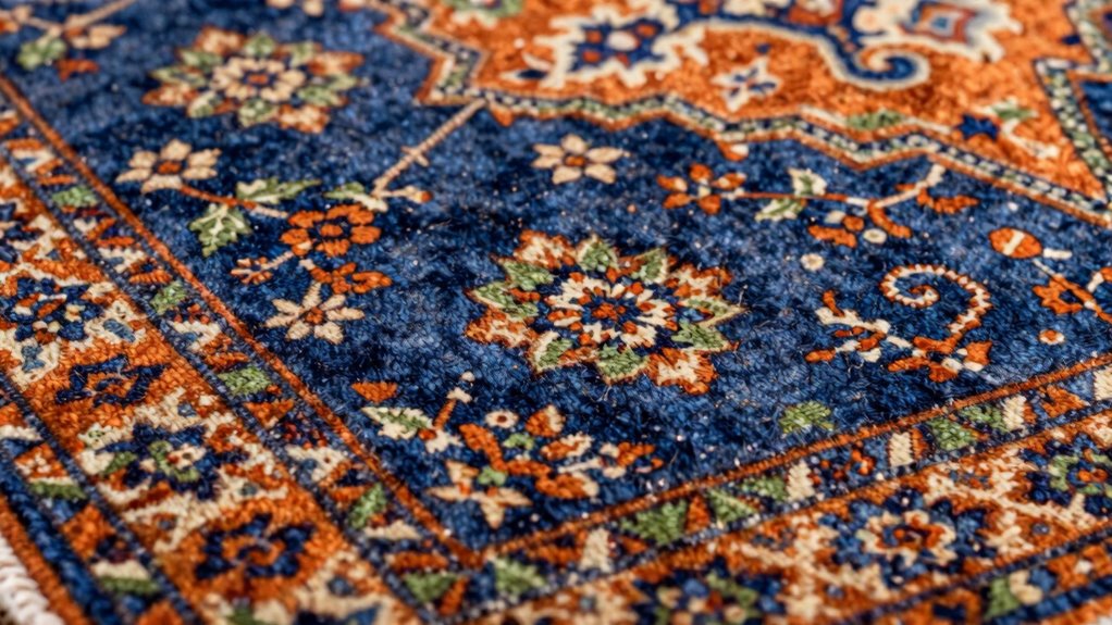 analyzing rug color tones