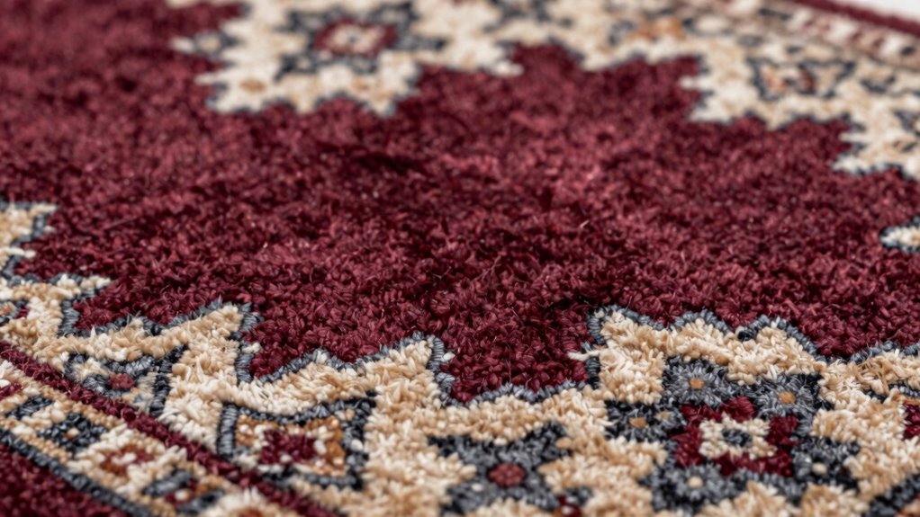 assessing online rug colors