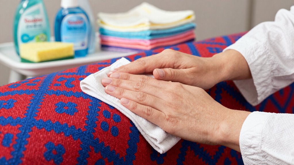 avoid dye bleeding stains
