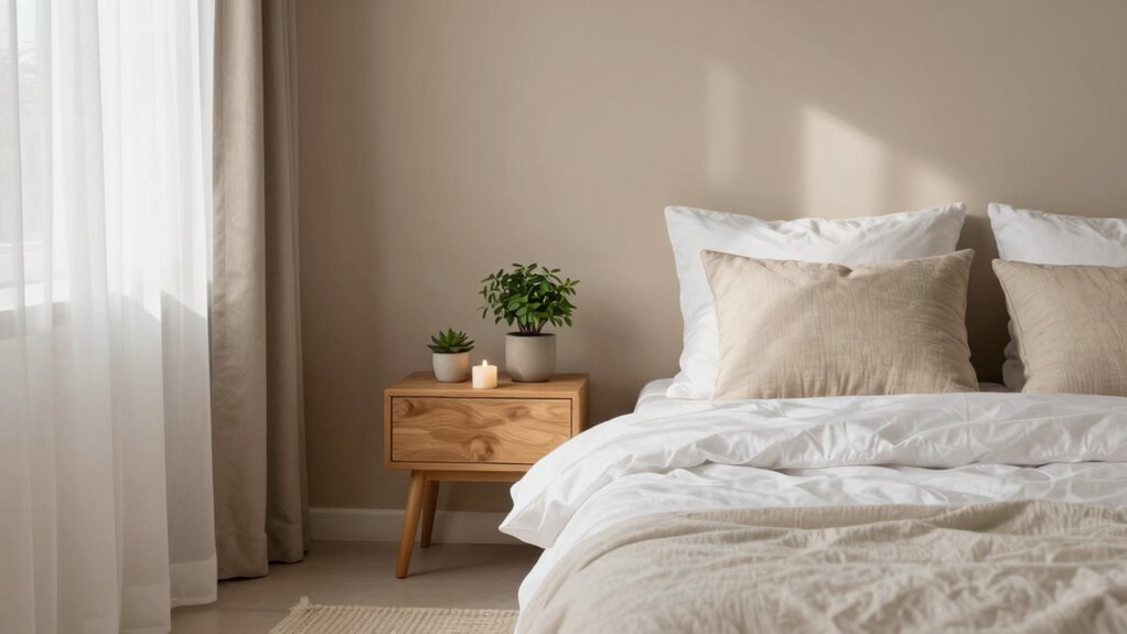 balanced calming minimalist decor