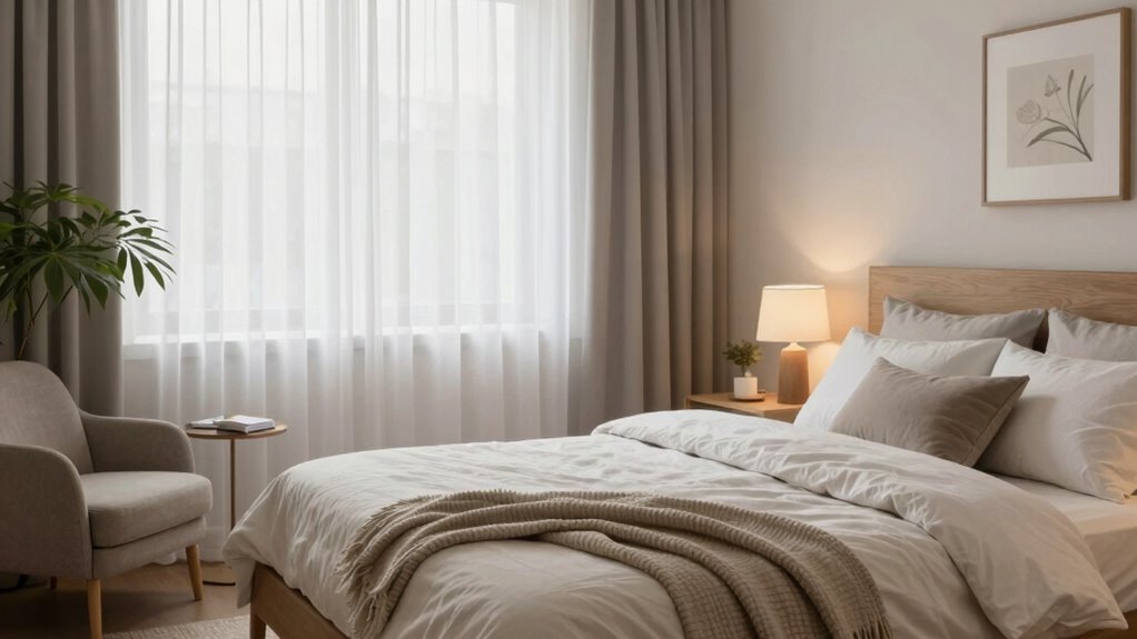 calm cohesive clutter free space