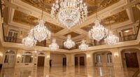 chandeliers enhance room height