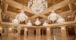 chandeliers enhance room height