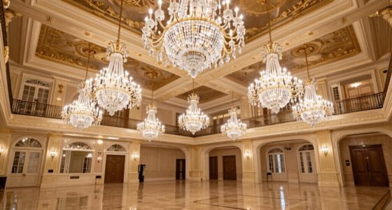 chandeliers enhance room height